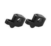 Motocicleta Handlebar Abrazadera Elevada Elevadores Manillar Extensión para Motocicleta para Triumph 22 Mm 25 Y 28 con Movimiento hacia Atrás Fijas Manillar Moto Soporte Resistente Riser(22mm Black)