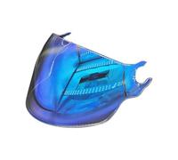 Motocicleta Helmet Lens Visor Motorcycle Wind Shield- Helmet Lens Visor Shield- for OF562 F19A(Clear)(For Revo Blue)