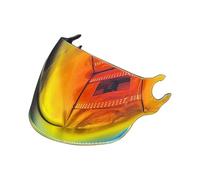 Motocicleta Helmet Lens Visor Motorcycle Wind Shield- Helmet Lens Visor Shield- for OF562 F19A(Clear)(Tea for Revo Red)