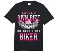 Motocicleta I Dont Ride My Own Bike But I Ride My Own Biker Comfort Colors Adult Heavyweight T-Shirt
