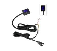 Motocicleta Indicador Marcha Indicador digital de marchas LED para palanca cambios universal 6 velocidades para motocicleta. Pantalla magnética