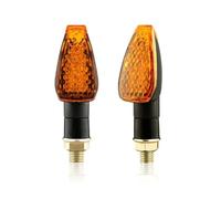 motocicleta Indicator Luces De Señal De Giro Universales Para Motocicletas Indicadores De Señales De Giro Secuenciales Luz Intermitente Freno Trasero Motocicleta Luz De Señal De Parada(Yellow,2)