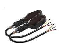 Motocicleta Intermitentes lndicadora 2 Luces de proyección universales para Motocicleta, Luces Intermitentes secuenciales, Luces LED de señal de Giro, Accesorios de luz de Marcha