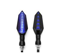 Motocicleta Intermitentes lndicadora Lámpara de señal de Giro LED Universal para Motocicleta, Luces Intermitentes secuenciales, Accesorios para Conjunto de Luces de Marcha