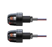 Motocicleta Intermitentes lndicadora Luz de señal de Giro de 12 V, luz de Extremo de Manillar, Luces LED Intermitentes Laterales modificadas, lámpara de Mano, 1 par, Accesorios de Montaje