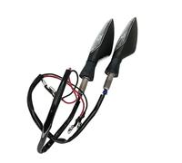 Motocicleta Intermitentes lndicadora Señales de Giro secuenciales para Motocicletas, Luces Intermitentes LED, Indicadores de Freno Trasero, Accesorios para Conjuntos de señales de Giro