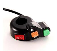 Motocicleta Interruptor de Encendido 7/8"22mm Interruptor 3 En 1 Motocicleta Bicicleta Eléctrica Para Scooter Cuatrimoto Luz Intermitente Bocina Botón Encendido Apagado Diámetro Manillar Aire