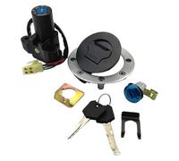 Motocicleta Interruptor Encendido Para Suzuki GS500 GS 500 2001-2012 Interruptor Encendido Motocicleta Tapa Tanque Combustible Cerradura Asiento Juego Llaves