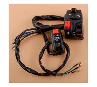 Motocicleta Interruptor Manillar 1 Par De Interruptor De Manillar De Motocicleta Delantero Izquierdo Derecho 22mm Interruptor De Lámpara De Parada De Encendido De Motor Control DC12V Universal