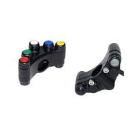 Motocicleta Interruptor Manillar Botón De Interruptor De Control De Manillar De Motocicleta De 7/8 "y 22mm para Faro, Señal De Giro, Luz Antiniebla, Bocina De Encendido Y Apagado