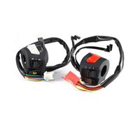 Motocicleta Interruptor Manillar Interruptor Control Manillar Motocicleta 7/8 ", Bocina, Faro Señal Giro, Lámpara Antiniebla, Conector Interruptor Arranque, Interruptor Botón