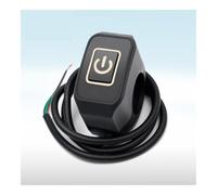 Motocicleta Interruptor Manillar Interruptor De Motocicleta, Control De Bocina De Faro, Botón De Encendido Y Apagado, Botón De Montaje En Manillar con Interruptor De Luz LED, Interruptor De Manillar