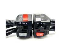 Motocicleta Interruptor Manillar Interruptores De Motocicleta 22mm,botón De Bocina De Motocicleta,señal De Giro, Luz Antiniebla, Controlador De Arranque De Manillar, Interruptor De Encendido Y Apagado