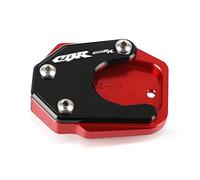 Motocicleta Kickstand Pata Para CBR600RR Para CBR 600 RR Para CBR 600RR Para Hon&da CBR600 RR 2013 2014 2015 Pie De Motocicleta Soporte Lateral Pad Placa Kickstand Ampliación Soporte Extensión(rojo,Wi