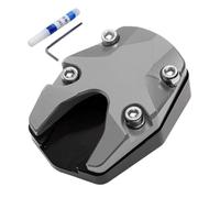 Motocicleta Kickstand Pie Side Stand - Placa De Soporte Plana Ampliación, Extensión De Kickstand Lateral Antideslizante | Soporte De Piso Estable Para La Seguridad Del Estacionamiento, Accesorio