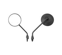 Motocicleta Laterales Espejo 2 Uds Universal Ajustable Mate Redondo Espejo Retrovisor para Motocicleta Parte Trasera Convexo Manillar Extremo Espejos Lateral