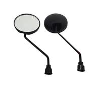Motocicleta Laterales Espejo Espejo Retrovisor Inverso De 8mm con Soporte Fijación Base para Manillar Motocicleta para Citycoco, Espejos Finales, Piezas Accesorios Lateral