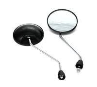 Motocicleta Laterales Espejo Espejos Retrovisores para Motocicleta, Espejo Lateral Universal para Ciclomotor, Redondo En El Sentido Las Agujas Reloj, 8mm, 360 Grados, Mango Convexo, Finales