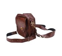 Motocicleta Leg Bag - PU Leather, Ajustable Steampunk Thigh Pouch | Leg Bag For Gym, Viajes, Senderismo, Running, Riding, Caminar, Atlético, Trabajo, Light Brown, verwijzen naar de beschrijving