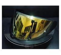 Motocicleta Lente de Casco HJ-31 for Visera HJC I70, Casco Integral, Accesorios for Motocicleta, Lente Protectora Anti-UV Ca-SCO for HJC I70 I10 (Rojo)(Gold)