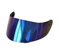 Motocicleta Lente de Visera for Casco, Visera for Casco de Motocicleta Compatible con Gafas de Casco AGV K1 K3SV K5, Visera Solar (Dorada)(BLU)