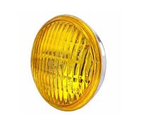 Motocicleta Luces Faros LED Faros para Dyna para Softail para Sportster XL883 Faros Delanteros Cristal 4,5 Pulgadas con Inserto Multirreflectante(Clear)