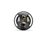 Motocicleta Luces Faros LED Faros para Road King para Jeep para Wrangler JK Halo Faro LED para Motocicleta Halo Angel Eyes De 7 Pulgadas(7 Inch 6LED A)