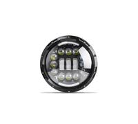 Motocicleta Luces Faros LED Faros para Road King para Jeep para Wrangler JK Halo Faro LED para Motocicleta Halo Angel Eyes De 7 Pulgadas(7 Inch 15LED A)