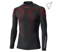Held 3D Skin Warm Top Chaqueta funcional de las señoras, negro-rojo, tamaño 2XL para Mujer