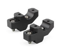 Motocicleta Manija Barra Elevadora Abrazadera Montaje Elevador Manillar Motocicleta con Desplazamiento hacia atrás para MT-09 para Tracer para FZ09 2015-2020 Tracer900 Elevador Manillar(Black)