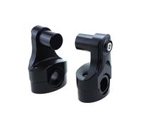 Motocicleta Manija Barra Elevadora Adaptador de extensión Clip para Elevador Manillar Motocicleta para F850GS, para ADV, para F900R para F900XR Elevador Manillar(Black)