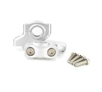 Motocicleta Manija Barra Elevadora Elevadores Manillar 22 mm y 7/8" Motocicleta extensión Montaje hacia atrás para CRF250L para CRF300L para Rally para CRF150R Elevador Manillar(Silver)