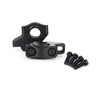 Motocicleta Manija Barra Elevadora Elevadores Manillar 22 mm y 7/8" Motocicleta extensión Montaje hacia atrás para CRF250L para CRF300L para Rally para CRF150R Elevador Manillar(Black)