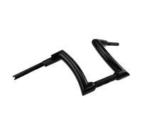 Motocicleta Manillar Ajuste para 883 Softail Fat Boy Breakout Road King 1996-2013 manillar de barra de 12 "14" 16 "2 pulgadas bomba única negra Moto Contrapesos Manillar(Blacksingle pump12in)