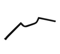 Motocicleta Manillar Ajuste para Cafe Racer Tracker Chopper Bobber Cruiser manillares de 22mm tipo barra de arrastre barras de volante de bicicleta Vintage Moto Contrapesos Manillar(Black)