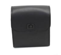 Motocicleta Manillar Bolsa Hard Shell Pvc Almacenamiento Bolsa Para Bicicleta Parachoques Y Bicicleta Eléctrica Kit de Herramientas Negro (Negro)