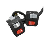 Motocicleta Manillar Interruptor Interruptores De Controlador Manillar para Motocicleta, Bocina Luz Antiniebla Señal, Interruptor Botón Encendido Y Apagado, Accesorios para