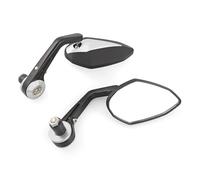 Motocicleta Manillar Retrovisores Espejos 7/8 "22 Mm De La Barra Motocicleta Bar Final Visión Trasera Espejos Laterales Vidrio Convexo Universal para El Scooter Bicicleta Calle para