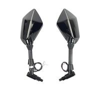 Motocicleta Manillar Retrovisores Espejos Espejo Retrovisor Universal para Motocicleta De 10 Mm con Luz LED, Carcasa para Espejos Retrovisores, Lateral para R1200gs, R1200GS, R1200RT