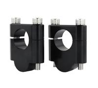 Motocicleta Manillar Riser para Aprilia para Tuono 1000 R V4 1 1/8 "28mm Abrazaderas Elevadoras de Manillar elevadores de Montaje de Barra de Manillar Montaje Elevadora Motocicleta(Black Riser 30mm)