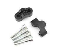 Motocicleta Manillar Riser para CB1100RS para CB1100EX para MSX125 (para GROM) Elevador de Barra de Mango de Motocicleta (Altura 20 mm) Montaje Elevadora Motocicleta(Black)