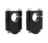 Motocicleta Manillar Riser para XLV 750 R 1983-1987 para XL125V para Varadero 2001-2009 7/8 "22 mm Elevadores de Manillar Abrazaderas de Barra Gruesa Montaje Elevadora Motocicleta(Black Riser 40mm)