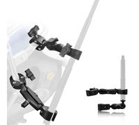 Motocicleta Montaje Kit Compatible para Insta360 X5/X4/X3/X2 Cámara Doble Abrazadera Sujeción Manillar Paquete Compatible para GoPro 12-3 Acción Cámara Montar Disparos Registros ATV UTV (No Stick)