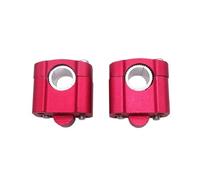 Motocicleta Montaje Manillar 1 par de adaptadores trípode para manillar motocicleta abrazadera elevadora para marco para 22 mm a 25 universales aluminio