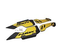 Motocicleta Montaje Reposapiés en CNC Frente del Piso Pasarelas traseras del Pasajero Pedal del Freno Almohadillas Cubierta para Yamaha NMAX 125 155 2020 2021 2022 (Oro)