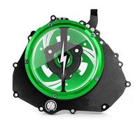 Motocicleta Motor Cubierta Motor De Motocicleta Transparente Tapa Embrague Para Ninja400 Para Z400 Para Z Para Ninja 400 2018-2023 Tapas Laterales Cárter Tapa Estator(Verde)