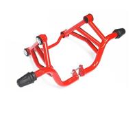 Motocicleta Motor Parachoques para Benelli para BJ125-3E para TNT125 para BJ para TNT135 Accesorios Motocicleta Protectores Motor Protección Chasis Parachoques Barras Choque(Red-1)