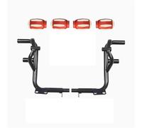Motocicleta Motor Parachoques para CFMOTO para CLC450 para 450CLC para 450CL-C CF400-10 Barra Protección Motor Motocicleta contra Choques Carenado Parachoques Acero Al Carbono(Style4)