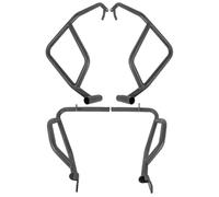 Motocicleta Motor Parachoques para XL750 para Transalp 2023 2024 Protector De Motor Barras De Choque Parachoques Faro Delantero Marco Lateral Cubierta Panel De Carenado Barra Choque(Black)