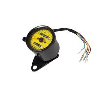 Motocicleta Odómetro Cuentakilómetros doble universal con retroiluminación LED para motocicleta, tacómetro de 0 a 140 km/h, vintage